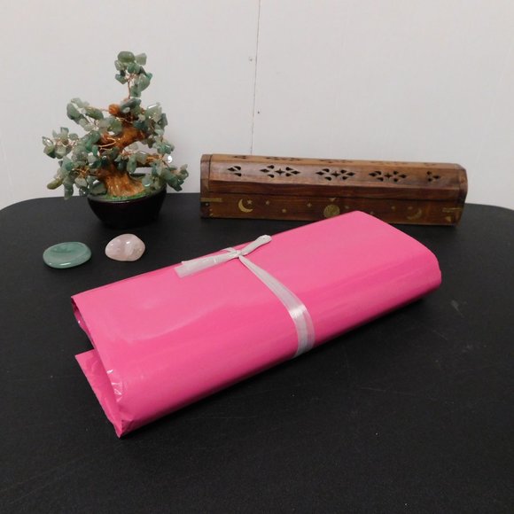 100 PURE PINK Poly Mailer Bags 10X13 *FIRM - Picture 6 of 7